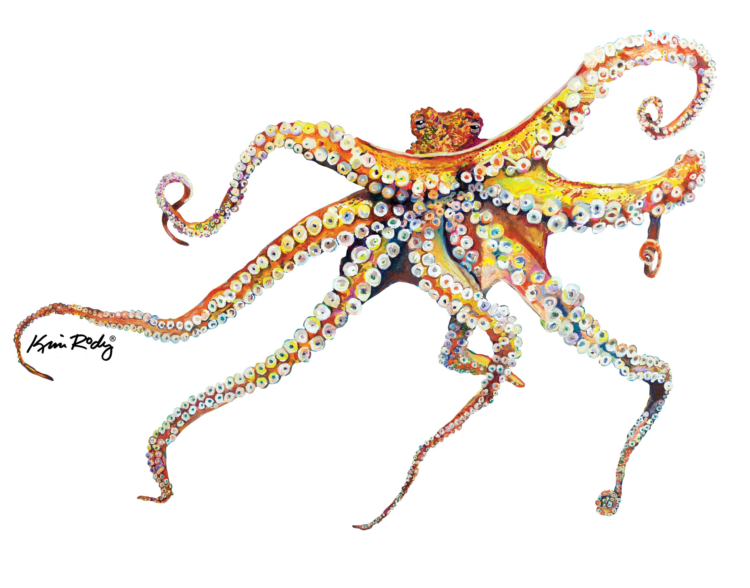 Out of the Blue Octopus Cocktail Napkins